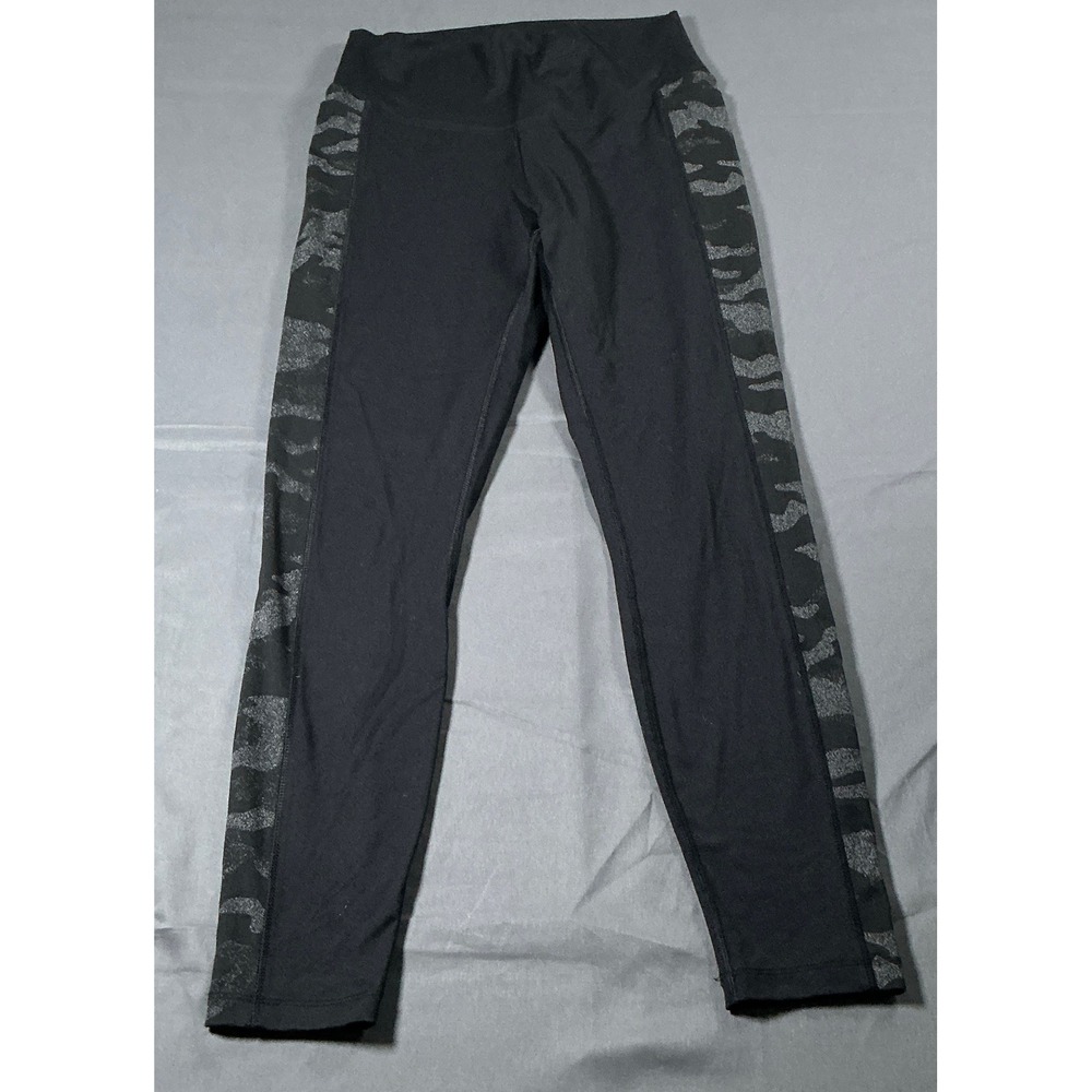 Pink Victorias Secret Active Black Camo Side Pocket‎ Leggings Womens Small
